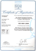 ISOQAR certificate